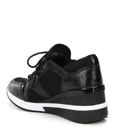 michael kors sneakers black|Michael Kors black sneakers women's.